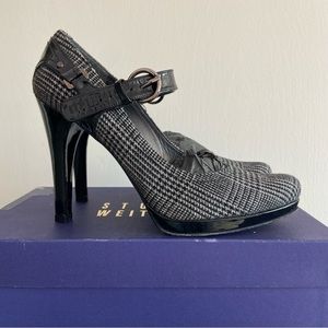 Stuart weitzman tweed heels
